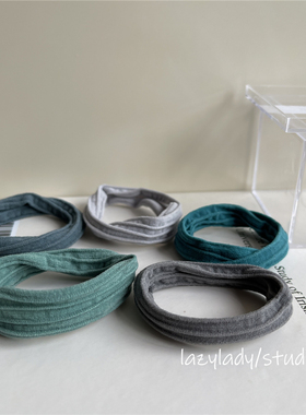 ~盒装5个！Lazylady 好看软绵绵弹力好的基础发绳 发圈 橡皮筋 女