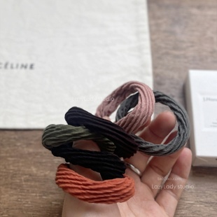 不抽丝 定制版 不伤发 弹力chao足 基础发圈 实用简约素色皮筋