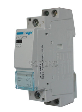 hager家用接触器 ESC227P静音智能照明ES210窗帘控制触点常开常闭