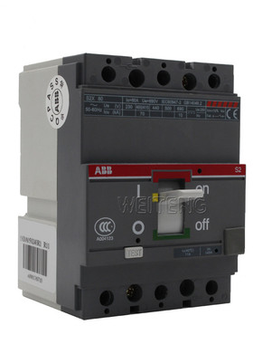 13年老店 ABB空气开关 S2X80 S2X100 电动机保护Isomax塑壳断路器