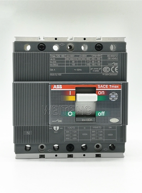9年老店 ABB空气开关 T2S160塑壳断路器160A高分断50KA三相四线4P