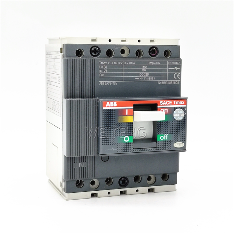 abb tmax t1d160pv 160a 光伏隔离开关 dc1100v 直流电塑壳断路器