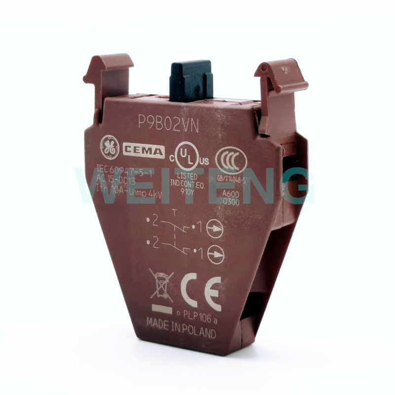 GE通用P9B02VN辅助触点两常闭NC