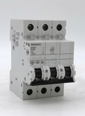 西门子5SJ63 C2 空气开关3P三相 5SJ6302-7CC20 小型断路器配电型