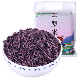 5斤云南紫米散装农家墨江新米长粒血糯米奶茶店寿司饭团专用