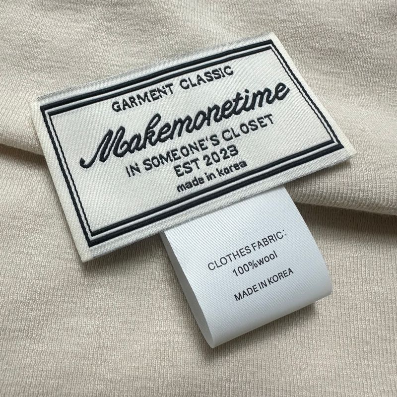 现货韩版纯羊毛鸭绒100%棉洗水唛