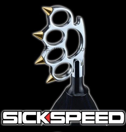 美国sickspeed车载自卫打架防身虎指刀挡把排挡杆汽车改装换挡头