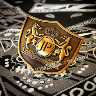 创意吊件 车载内饰品挂饰个性 日本JP正品 代纹铜牌吊饰汽车挂件改装