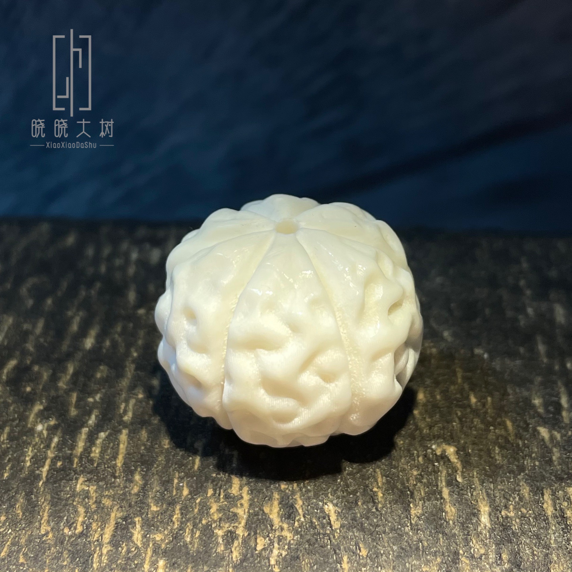 鹿角雕刻金刚菩提配饰文玩顶珠