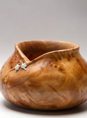 木雕新中式风民宿博古架茶室摆件