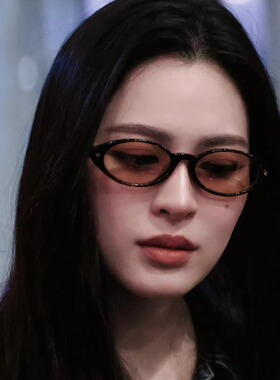 404的店复古五角星墨镜邝玲玲