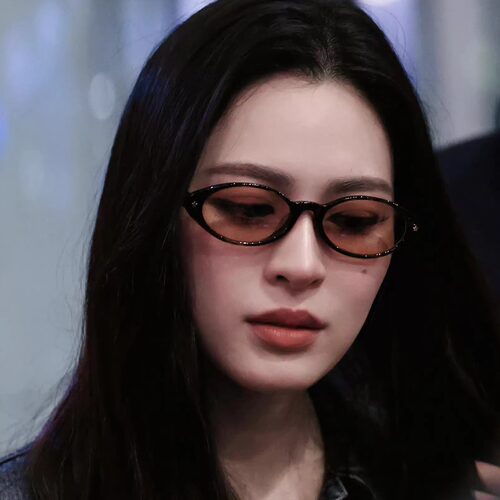 404的店复古五角星墨镜邝玲玲