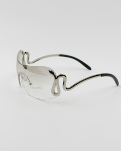 404 灵蛇墨镜千禧ins网红防紫外线小红书男女太阳镜 店复古一体式