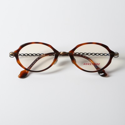 404的店复古椭圆板材加钛眼镜女