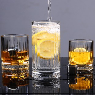 土耳其进口果汁杯 科林杯 长饮杯 玻璃鸡尾酒杯子 小酒杯