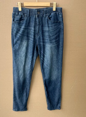 2n1-3棉麻春夏季松紧腰休闲小脚裤百搭复古简约长裤高腰宽松Y25-9