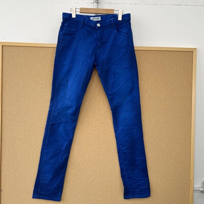 Z4-23日系高街修身显瘦女士牛仔裤设计感高腰小脚裤简约Y26-3