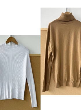 2L1-46多款式简约长袖针织衫气质显瘦修身内搭打底上衣J25-12