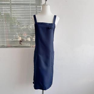 微瑕韩版 简约系带可调节厨房餐饮烧烤防污防脏上班工作围裙H1