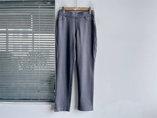 松紧腰百搭舒适休闲显瘦长裤 微瑕春夏季 休闲裤 简约时尚 纯色薄款