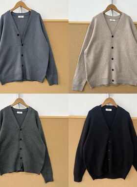 Y3-79韩单质感好！男士开衫长袖针织V领潮流百搭复古慵懒风Y26-3