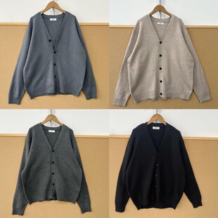 79韩单质感好 针织V领潮流百搭复古慵懒风Y26 男士 长袖 开衫