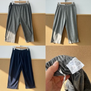 H25 楼11A 舒适慵懒松弛可外出可家居裤 薄款 50日单棉柔亲肤中裤