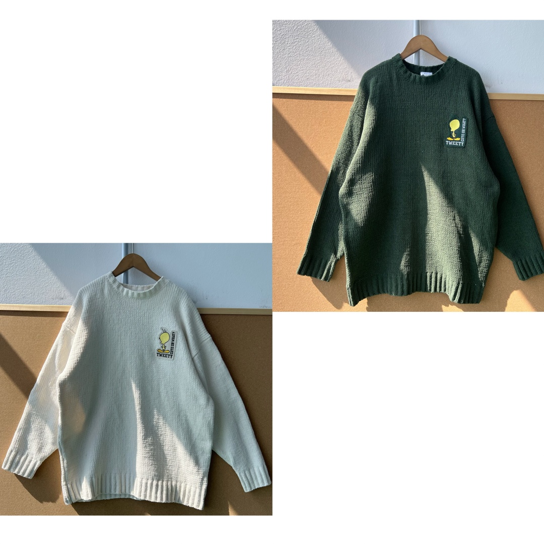 2d1-21雪尼尔毛衣！圆领纯色简约黄鸭几次保暖宽松重磅上衣Z25-10