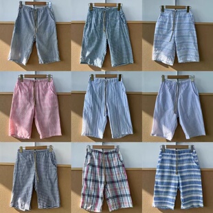 短裤 薄款 抽绳款 Y26 夏季 格纹条纹设计感百搭休闲裤 115多款