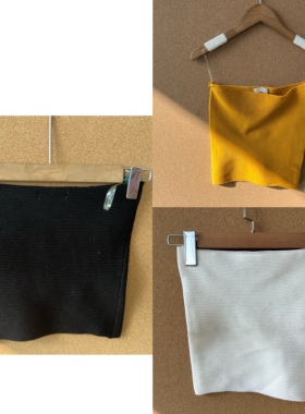 羊1-38秋季韩系纯欲性感露肩气质针织抹胸背心修身显瘦内搭H25-11