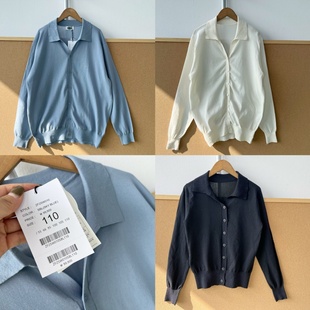 日系简约温柔风纽扣设计感百搭气质上衣Z25 楼11A 31韩单贵货