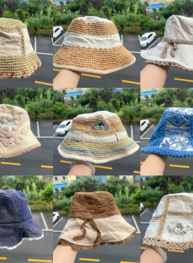 3S-172帽子合集！童趣波普风森系文艺风多款可选编织帽T26-5