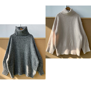 高领简约百搭毛衣慵懒风气质温柔显瘦内搭外穿Z25 137秋冬款
