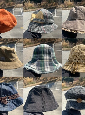 3R-45森系氛围感四季气质百搭保暖渔夫帽度假出游帽子遮阳Y26-1