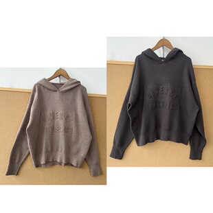 Z26 复古字母提花高弹柔软舒适亲肤百搭针织套头衫 51美式 楼11A