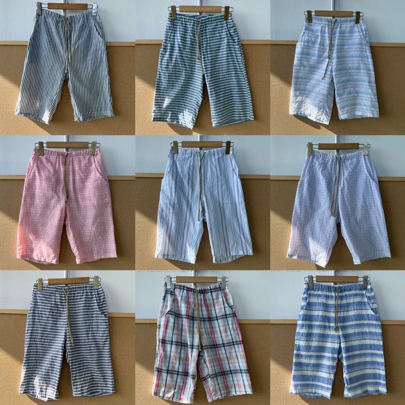 W3-113夏季短裤合集！薄款抽绳款格纹条纹设计感百搭休闲裤Z26-1,女装/女士精品,短裤,淘宝优惠券,粉丝福利购,淘宝优惠卷