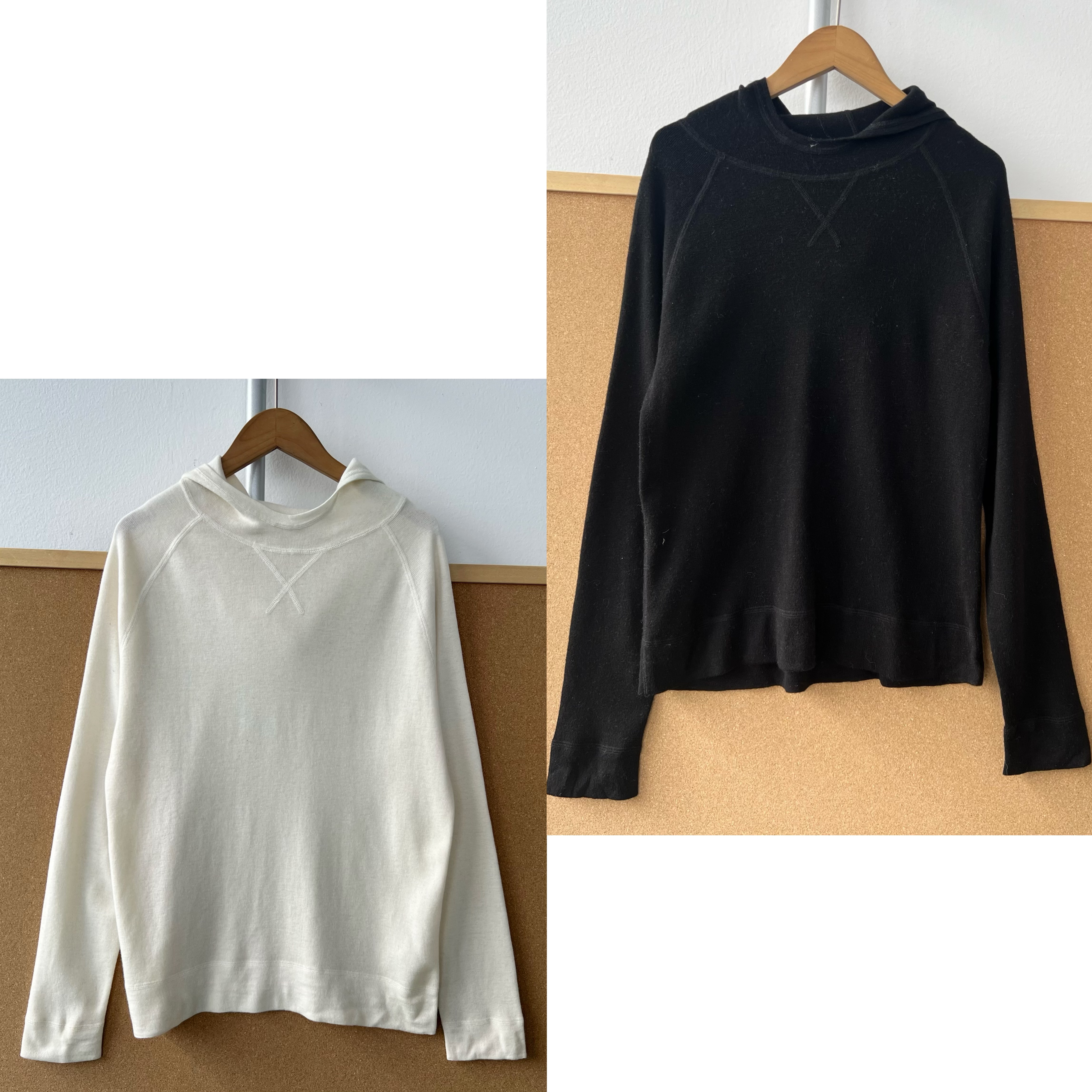 楼10A-52纯绵羊毛！微厚连帽交叉纹内搭外出春秋针织毛衣H25-11