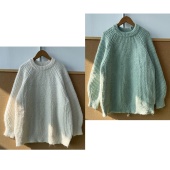 楼4A 秋冬舒适温柔风打底上衣J25 48软糯慵懒风长袖 针织衫