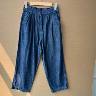 宽松百搭纯色简约Y25 2K1 女士休闲松紧腰长裤 春夏季 41很舒服