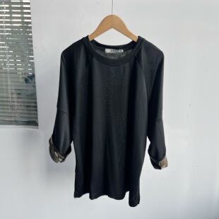 Z25 楼1A 速干显瘦内搭圆领款 T恤女春秋季 23纯色简约长袖