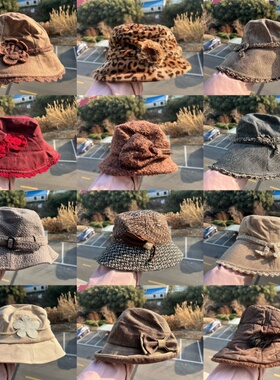 3R-51单面款！多款式氛围感森系渔夫帽秋冬保暖设计感显脸小Y26-1