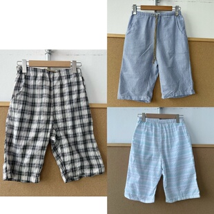 51夏季 简约慵懒风Y26 短裤 松紧腰条纹设计感百搭休闲裤 薄款 李1