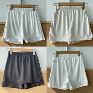 X2-98日单女士双层遮防透前后遮挡防走光不卷边安全打底短裤H26-1