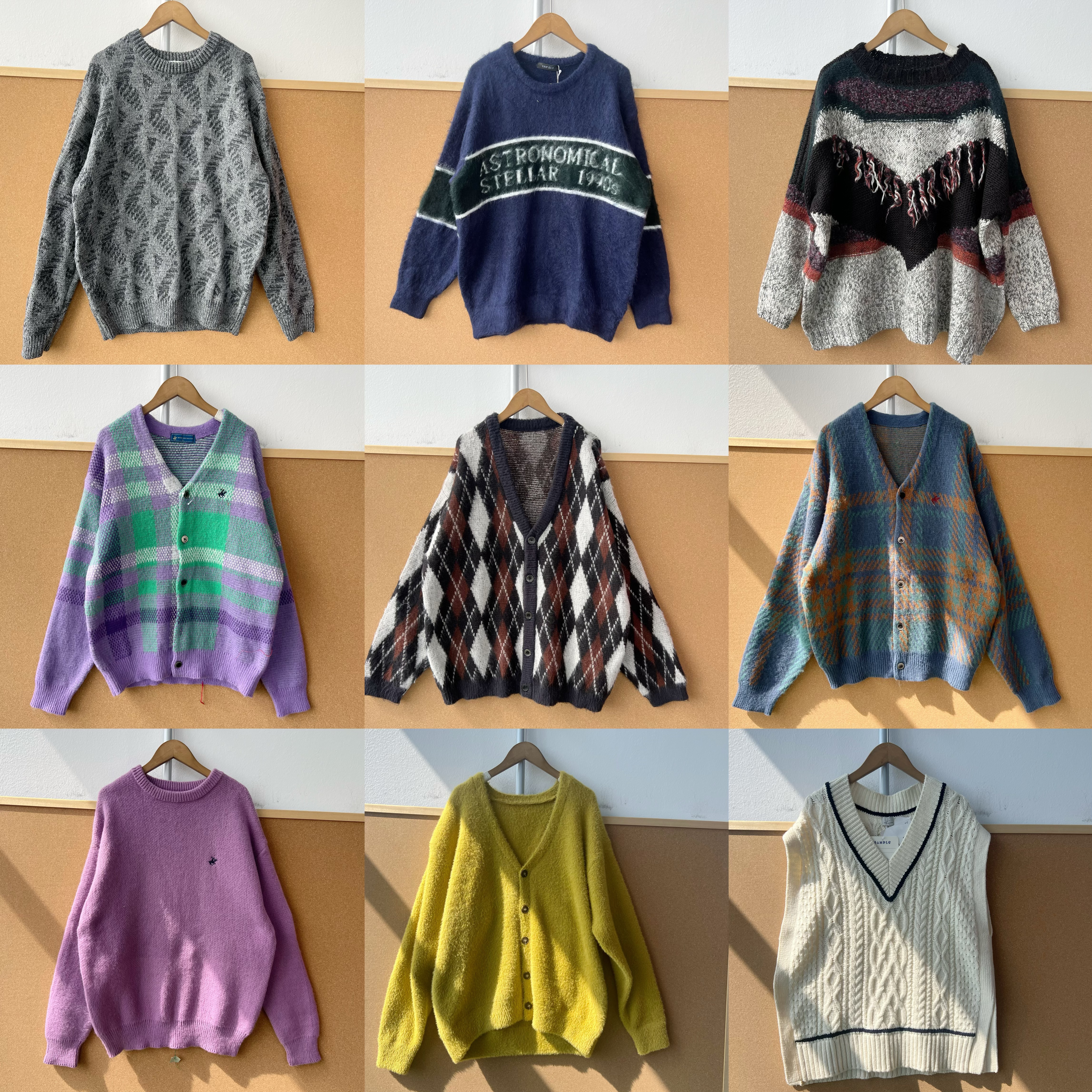 2T1-5多款毛衣合集!多巴胺温柔治愈系宽松百搭男女软糯上衣Z25-10