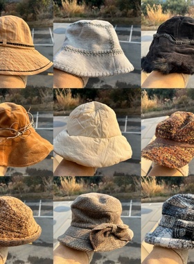 3S-51森系多款多巴胺氛围感冬季保暖舒适显白日潮度假渔夫帽Z26-1