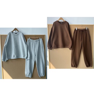 松紧高腰休闲裤 67质感十足 男女都能穿加绒高克重卫衣 Z26