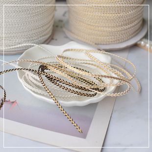 日本龙金线线编织蕾丝边花边辅料装 衣服布料蕾丝带 饰DIY配饰服装