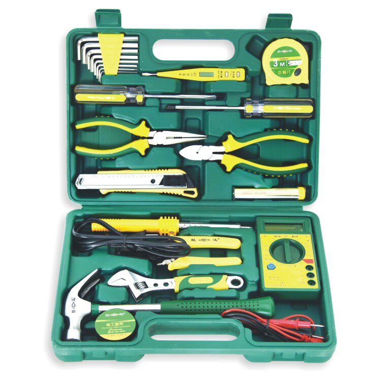 胜达 包邮 23件电子电工工具组合套装 家用五金工具箱 工具套装