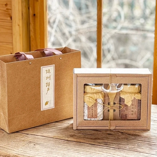 随州桃胶葛粉伴手礼盒纸盒
