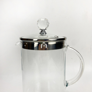 玻璃水壶盖配件通用宜家大容量凉水壶冷水壶304不锈钢小口径盖子